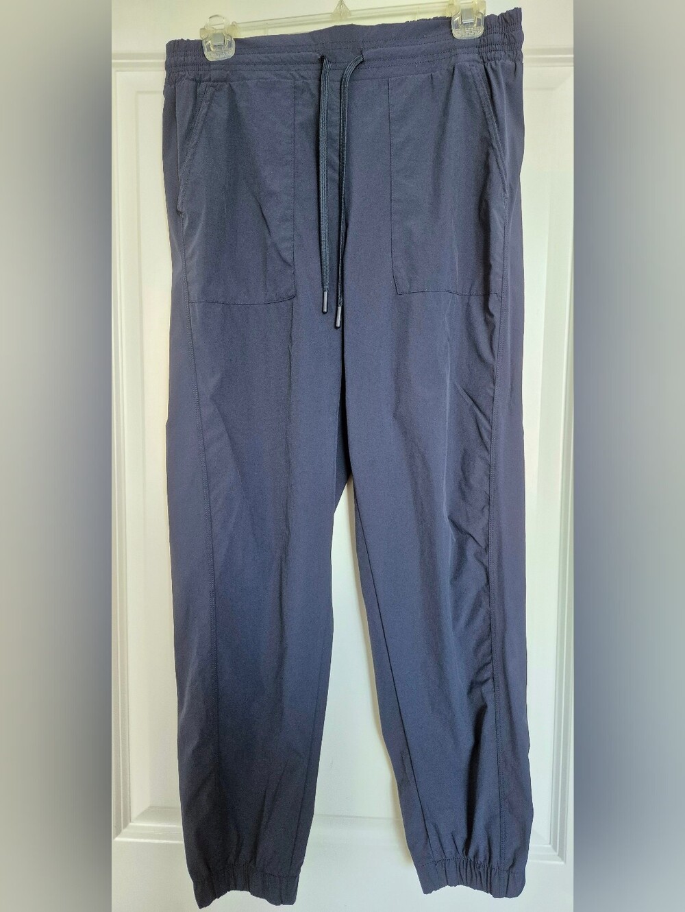 Elastic-Waist Joggers in Deep Blue
